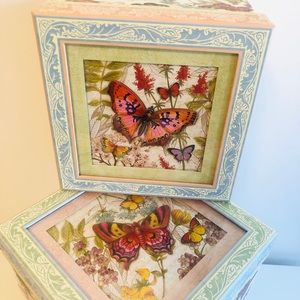 Butterfly Nesting boxes, set of 3